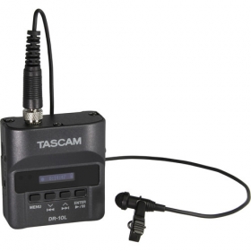 TASCAM DR-10L/Micro Linear PCM Recorder with Lavalier MIC(Black)